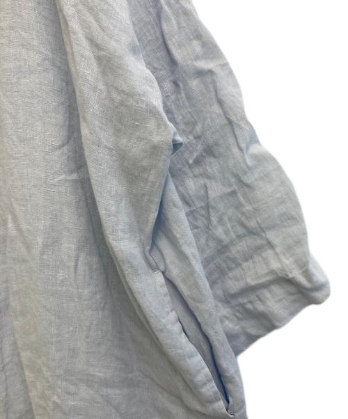 journal standard luxe（ジャーナルスタンダード ラックス）journal standard luxe (ジャーナルスタンダード ラックス) エアリネン Plain-DRESS スカイブルー サイズ:Fの古着・服飾アイテム