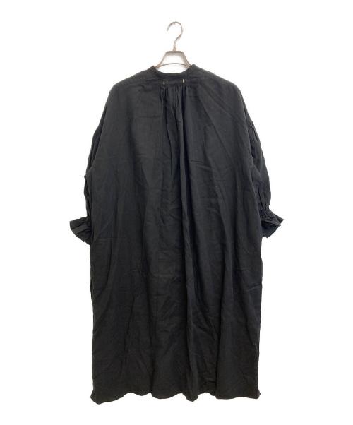 SUZUKI TAKAYUKI（スズキタカユキ）SUZUKI TAKAYUKI (スズキタカユキ) puff-sleeve shirt dress ブラック サイズ:SIZE Freeの古着・服飾アイテム