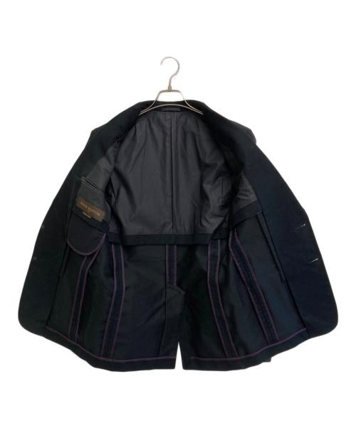 LOUIS VUITTON（ルイ ヴィトン）LOUIS VUITTON (ルイ ヴィトン) コットン2Bジャケット ブラック サイズ:SIZE 46の古着・服飾アイテム