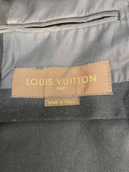 LOUIS VUITTON（ルイ ヴィトン）LOUIS VUITTON (ルイ ヴィトン) コットン2Bジャケット ブラック サイズ:SIZE 46の古着・服飾アイテム