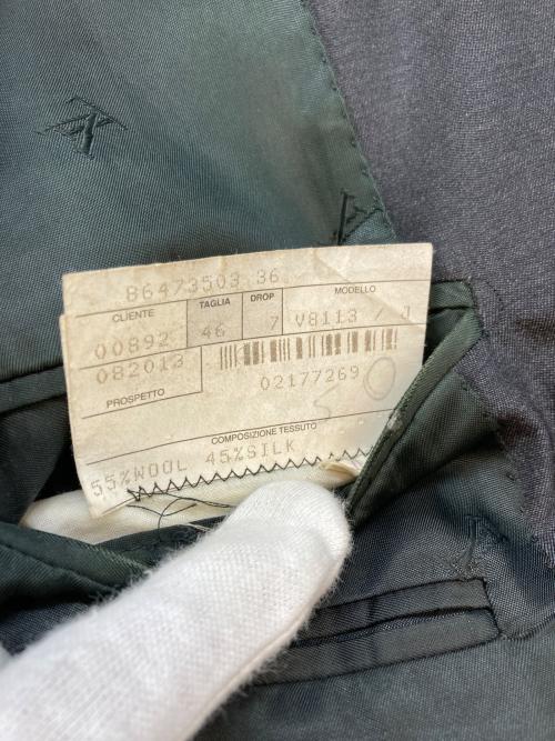 LOUIS VUITTON（ルイ ヴィトン）LOUIS VUITTON (ルイ ヴィトン) ウールシルク2Bジャケット グレー サイズ:SIZE 46の古着・服飾アイテム