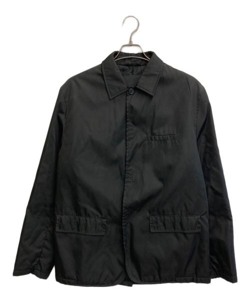 PRADA（プラダ）PRADA (プラダ) フロントテープナイロンジャケット ブラック サイズ:SIZE Sの古着・服飾アイテム