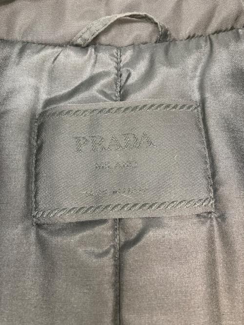 PRADA（プラダ）PRADA (プラダ) フロントテープナイロンジャケット ブラック サイズ:SIZE Sの古着・服飾アイテム