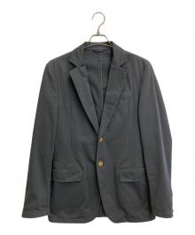 PRADA（プラダ）の古着「金釦2Bコットンジャケット」｜グレー