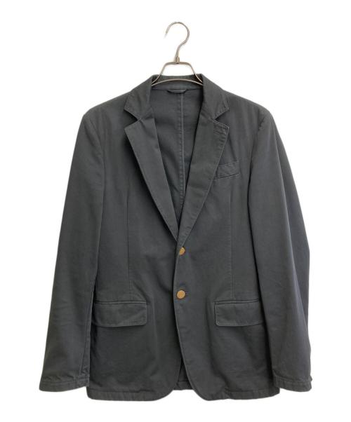 PRADA（プラダ）PRADA (プラダ) 金釦2Bコットンジャケット グレー サイズ:SIZE 46Rの古着・服飾アイテム