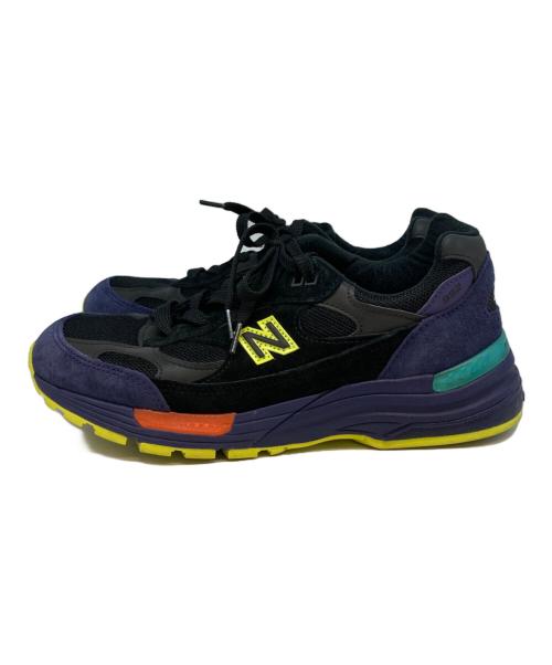 NEW BALANCE（ニューバランス）NEW BALANCE (ニューバランス) 992 ローカットスニーカー ブラック×ネイビー サイズ:SIZE 26cmの古着・服飾アイテム