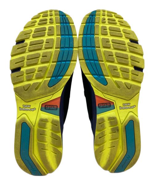 NEW BALANCE（ニューバランス）NEW BALANCE (ニューバランス) 992 ローカットスニーカー ブラック×ネイビー サイズ:SIZE 26cmの古着・服飾アイテム