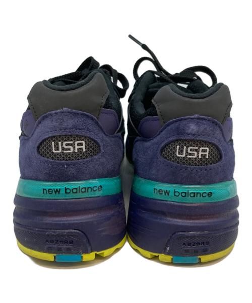 NEW BALANCE（ニューバランス）NEW BALANCE (ニューバランス) 992 ローカットスニーカー ブラック×ネイビー サイズ:SIZE 26cmの古着・服飾アイテム