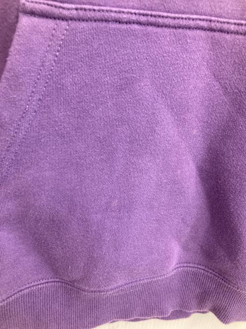 stussy（ステューシー）stussy (ステューシー) ロゴ刺繍パーカー パープル サイズ:Mの古着・服飾アイテム