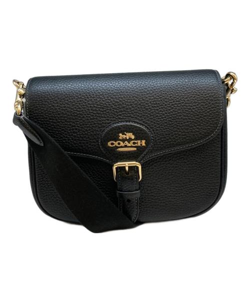 COACH（コーチ）COACH (コーチ) アメリア サドル バッグ ブラックの古着・服飾アイテム