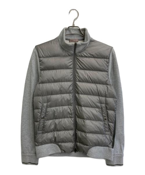 HERNO（ヘルノ）HERNO (ヘルノ) ハイブリッドスタンドカラーブルゾン グレー・ライトグレー サイズ:SIZE 46の古着・服飾アイテム