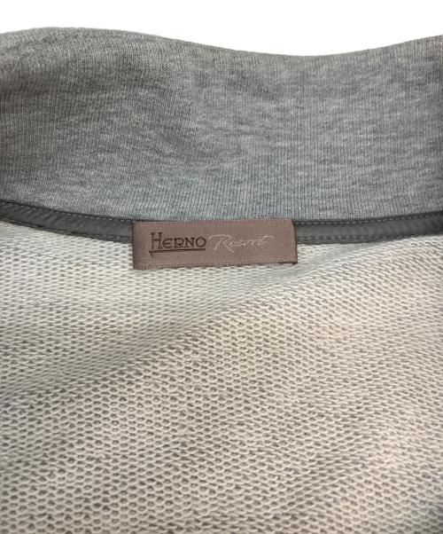HERNO（ヘルノ）HERNO (ヘルノ) ハイブリッドスタンドカラーブルゾン グレー・ライトグレー サイズ:SIZE 46の古着・服飾アイテム