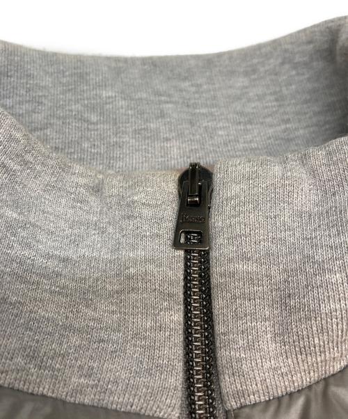 HERNO（ヘルノ）HERNO (ヘルノ) ハイブリッドスタンドカラーブルゾン グレー・ライトグレー サイズ:SIZE 46の古着・服飾アイテム