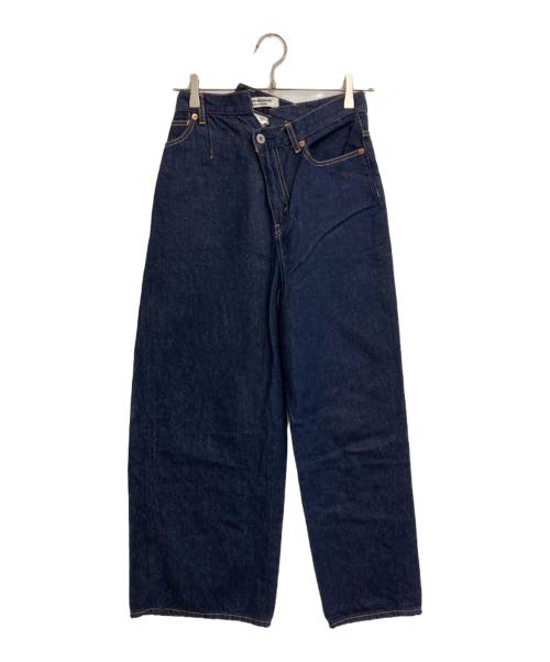 JUNYA WATANABE COMME des GARCONS（(ジュンヤワタナベ コムデギャルソン）JUNYA WATANABE COMME des GARCONS ((ジュンヤワタナベ コムデギャルソン) アシンメトリー デニムパンツ インディゴ サイズ:SIZE Sの古着・服飾アイテム