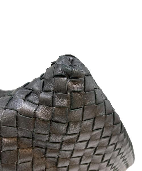 BOTTEGA VENETA（ボッテガベネタ）BOTTEGA VENETA (ボッテガベネタ) イントレチャート コンバーチブルバッグ ブラックの古着・服飾アイテム