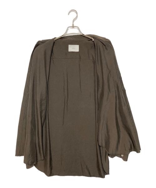 ssstein（シュタイン）ssstein (シュタイン) CUPRO TWILL OVERSIZED LS SHIRT ブラウン サイズ:Ｍの古着・服飾アイテム