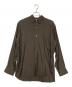 ssstein（シュタイン）の古着「CUPRO TWILL OVERSIZED LS SHIRT」｜ブラウン