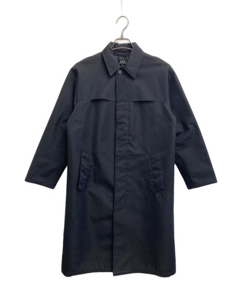 A.P.C.（アーペーセー）A.P.C. (アーペーセー) ステンカラーコート ブラック サイズ:Sの古着・服飾アイテム