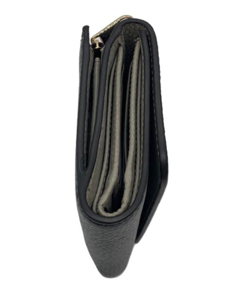 FURLA（フルラ）FURLA (フルラ) ダフネ三つ折り財布 ブラックの古着・服飾アイテム