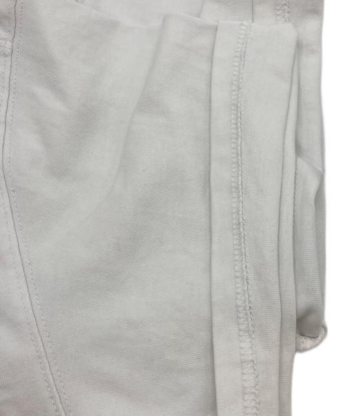 JIL SANDER（ジルサンダー）JIL SANDER (ジルサンダー) ロゴプリントコットンTシャツ ホワイト サイズ:Lの古着・服飾アイテム