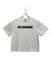 JIL SANDER（ジルサンダー）の古着「ロゴプリントコットンTシャツ」｜ホワイト