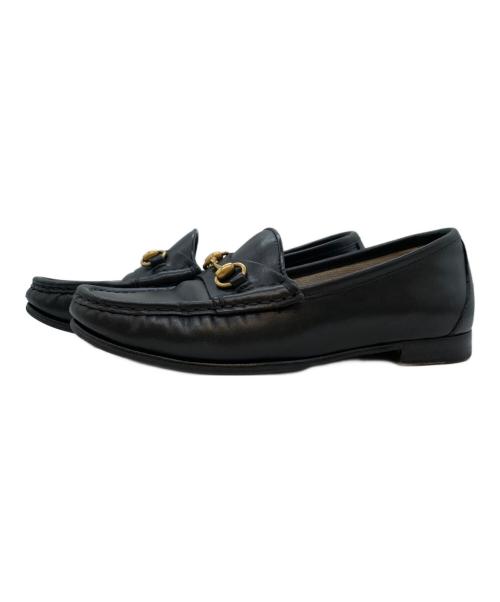GUCCI（グッチ）GUCCI (グッチ) 1953 ホースビット ローファー ブラック サイズ:34 1/2の古着・服飾アイテム