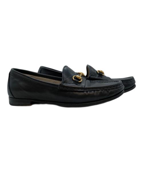 GUCCI（グッチ）GUCCI (グッチ) 1953 ホースビット ローファー ブラック サイズ:34 1/2の古着・服飾アイテム