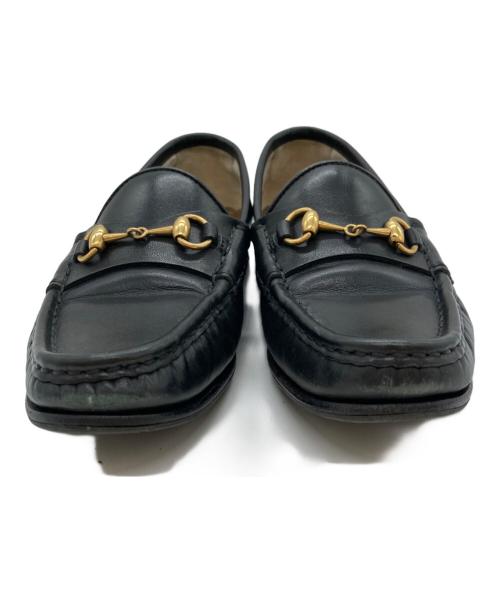 GUCCI（グッチ）GUCCI (グッチ) 1953 ホースビット ローファー ブラック サイズ:34 1/2の古着・服飾アイテム