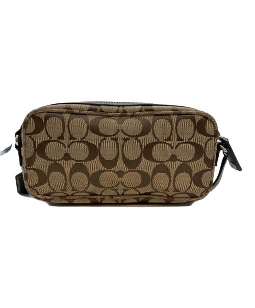 COACH（コーチ）COACH (コーチ) シグネチャーョルダーバッグ ブラウン×ベージュの古着・服飾アイテム