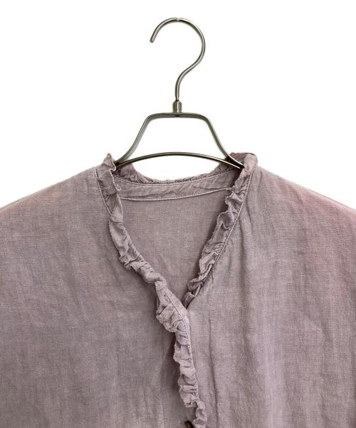 nest Robe（ネストローブ）nest Robe (ネストローブ) コットンリネンワンピース ピンク サイズ:SIZE Freeの古着・服飾アイテム