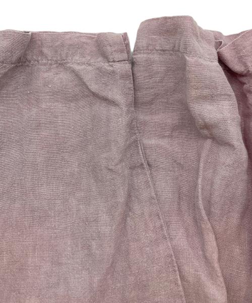 nest Robe（ネストローブ）nest Robe (ネストローブ) コットンリネンワンピース ピンク サイズ:SIZE Freeの古着・服飾アイテム