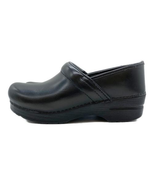 dansko（ダンスコ）dansko (ダンスコ) プロフェッショナル レザースリッポン ブラック サイズ:38の古着・服飾アイテム