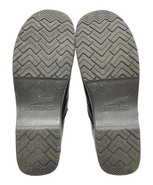 dansko（ダンスコ）dansko (ダンスコ) プロフェッショナル レザースリッポン ブラック サイズ:38の古着・服飾アイテム