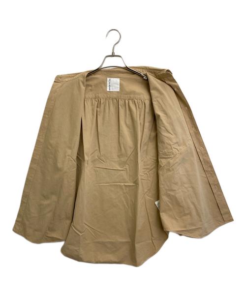 BRU NA BOINNE（ブルーナボイン）BRU NA BOINNE (ブルーナボイン) サピエンスC ホワイトシャツ ベージュ サイズ:SIZE Sの古着・服飾アイテム