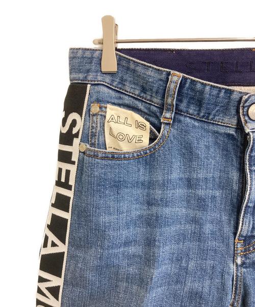 STELLA McCARTNEY（ステラマッカートニー）STELLA McCARTNEY (ステラマッカートニー) サイドラインデニムパンツ ブルー サイズ:27の古着・服飾アイテム