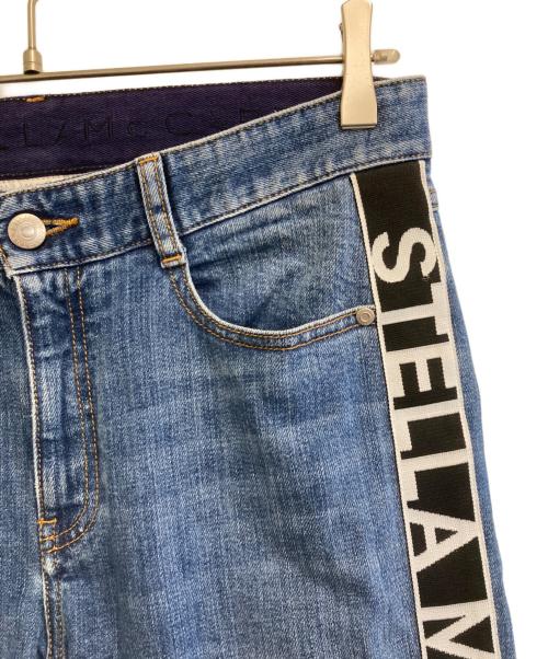 STELLA McCARTNEY（ステラマッカートニー）STELLA McCARTNEY (ステラマッカートニー) サイドラインデニムパンツ ブルー サイズ:27の古着・服飾アイテム