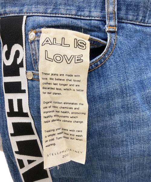 STELLA McCARTNEY（ステラマッカートニー）STELLA McCARTNEY (ステラマッカートニー) サイドラインデニムパンツ ブルー サイズ:27の古着・服飾アイテム