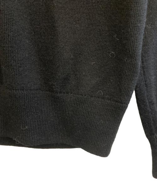 POLO RALPH LAUREN（ポロ・ラルフローレン）POLO RALPH LAUREN (ポロ・ラルフローレン) ビッグポニーステッチニットパーカー ブラック サイズ:XLの古着・服飾アイテム