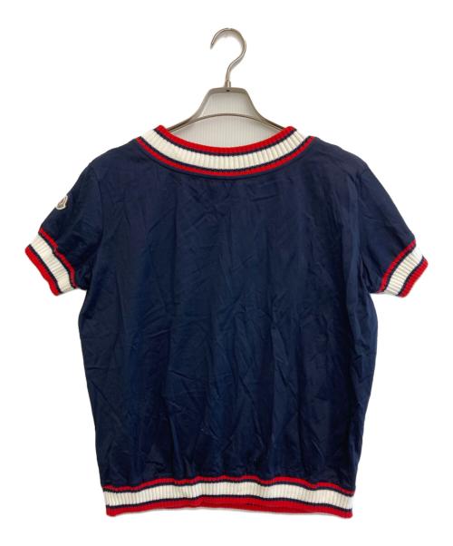 MONCLER（モンクレール）MONCLER (モンクレール) T-SHIRT GIROCOLLO ネイビー・ホワイト サイズ:SIZE Mの古着・服飾アイテム