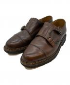 PARABOOT×EDIFICEパラブーツ×エディフィス）の古着「WILLIAM MARCHE II ダブルモンクストラップシューズ」｜ブラウン