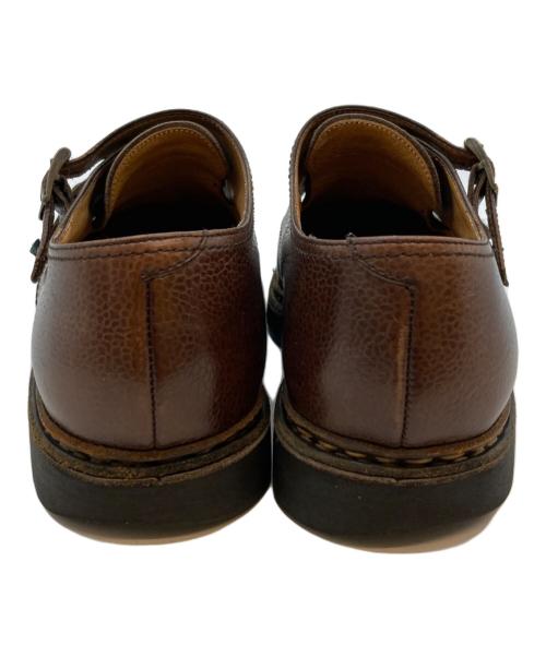 PARABOOT（パラブーツ）PARABOOT (パラブーツ) EDIFICE (エディフィス) WILLIAM MARCHE II ダブルモンクストラップシューズ ブラウン サイズ:SIZE 6の古着・服飾アイテム