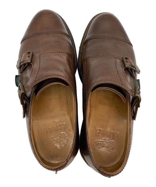 PARABOOT（パラブーツ）PARABOOT (パラブーツ) EDIFICE (エディフィス) WILLIAM MARCHE II ダブルモンクストラップシューズ ブラウン サイズ:SIZE 6の古着・服飾アイテム