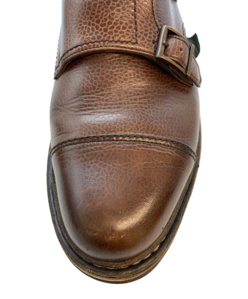 PARABOOT（パラブーツ）PARABOOT (パラブーツ) EDIFICE (エディフィス) WILLIAM MARCHE II ダブルモンクストラップシューズ ブラウン サイズ:SIZE 6の古着・服飾アイテム