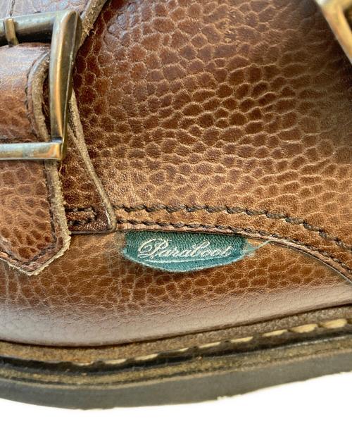 PARABOOT（パラブーツ）PARABOOT (パラブーツ) EDIFICE (エディフィス) WILLIAM MARCHE II ダブルモンクストラップシューズ ブラウン サイズ:SIZE 6の古着・服飾アイテム