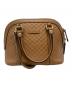 GUCCI（グッチ）の古着「マイクログッチシマ 2WAYハンドバッグ」｜ベージュ