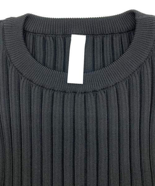 CFCL（シーエフシーエル）CFCL (シーエフシーエル) FLUTED LONG SLEEVE TOP ブラック×ネイビー サイズ:1の古着・服飾アイテム