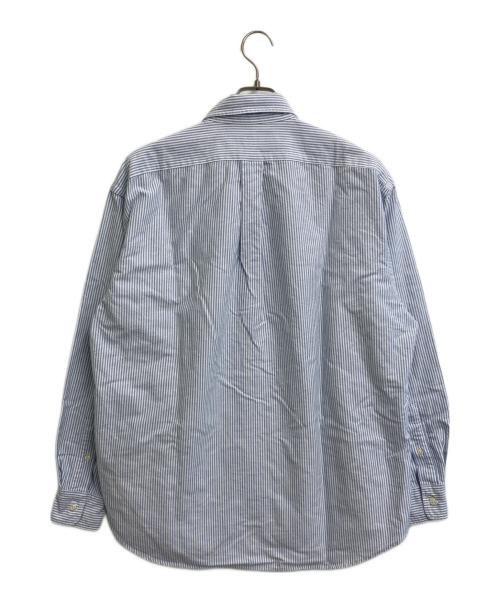 POLO RALPH LAUREN（ポロ・ラルフローレン）POLO RALPH LAUREN (ポロ・ラルフローレン) ストライプBDシャツ ブルー サイズ:SIZE Mの古着・服飾アイテム