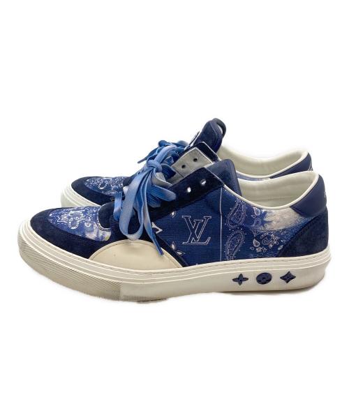 LOUIS VUITTON（ルイ ヴィトン）LOUIS VUITTON (ルイ ヴィトン) オリ・ライン スニーカー ネイビー・ホワイト サイズ:SIZE 7 1/2の古着・服飾アイテム