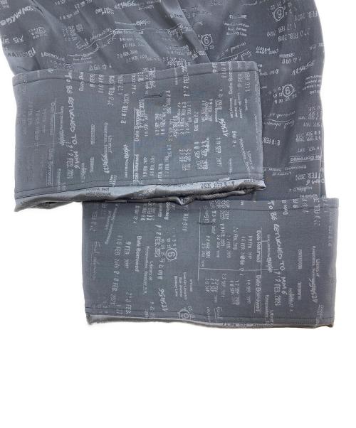 MM6 Maison Margiela（エムエムシックスメゾンマルジェラ）MM6 Maison Margiela (エムエムシックスメゾンマルジェラ) ジャガード コンバーチブル シャツ ダークグレー サイズ:SIZE Mの古着・服飾アイテム