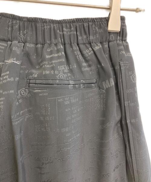 MM6 Maison Margiela（エムエムシックスメゾンマルジェラ）MM6 Maison Margiela (エムエムシックスメゾンマルジェラ) ワイドレッグ トラウザーズ ダークグレー サイズ:SIZE Sの古着・服飾アイテム